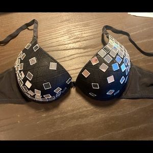 Mirror Detailed Rave Bra